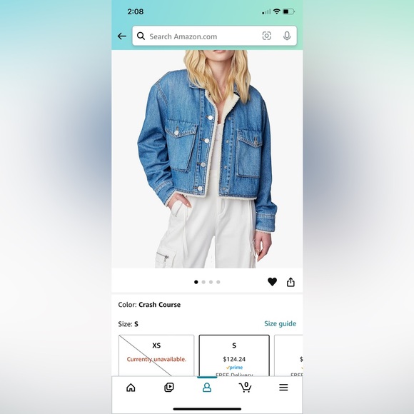 NWT BlankNYC Denim and Sherpa Jacket S - Picture 4 of 6